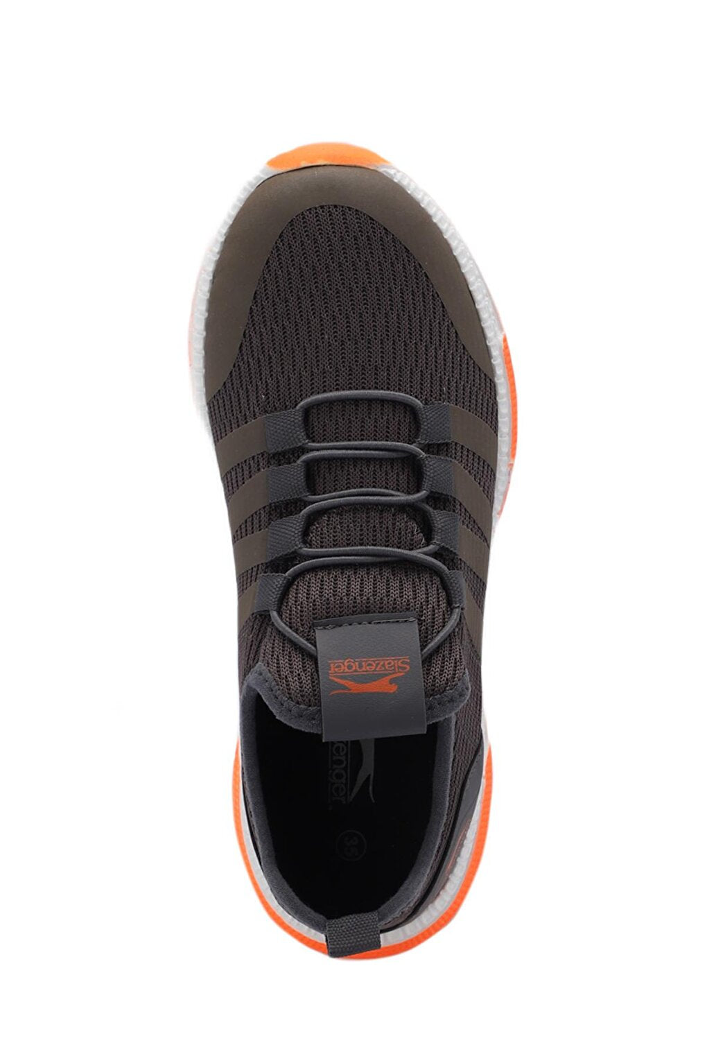 TUESDAY Sneaker Unisex Kids Shoes Dark Gray / Orange