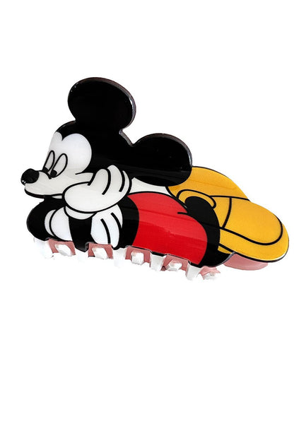 Mickey Mouse Acetate Clothespin Hair Clip