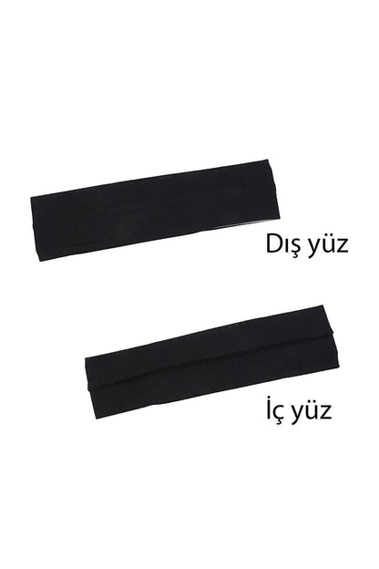 Jersey Hair Band Elastic Combed Cotton Athlete Hair Band Yoga Headband