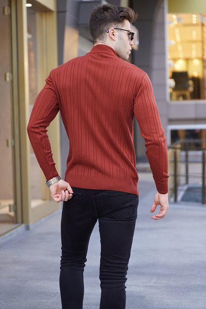 Tile Half Turtleneck Knitwear Sweater 5786