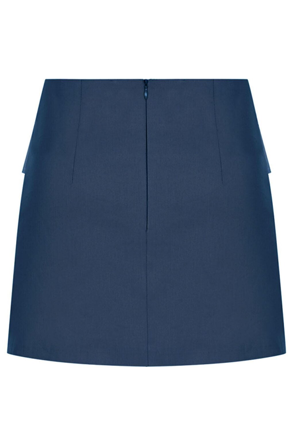 Indigo Color Cotton Pocket Skirt