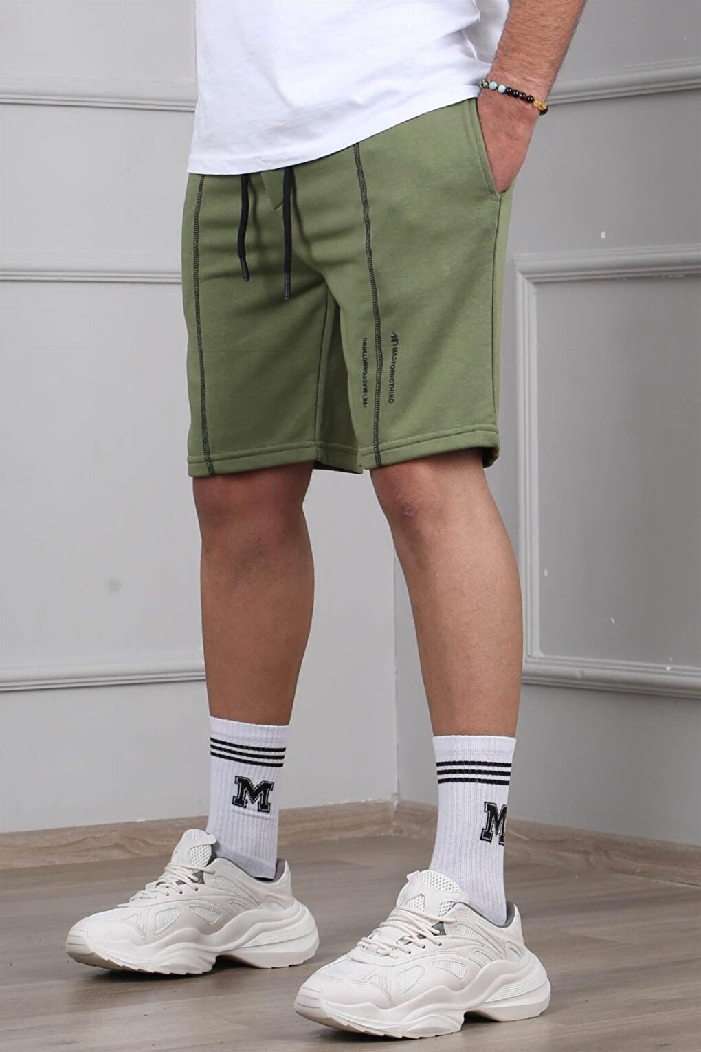 Khaki Capri Shorts 4849