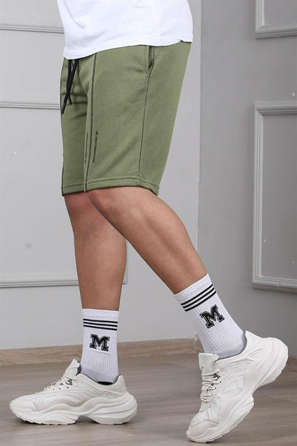 Khaki Capri Shorts 4849