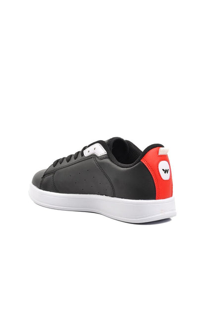 Lena Black-White-Red Unisex Sneaker