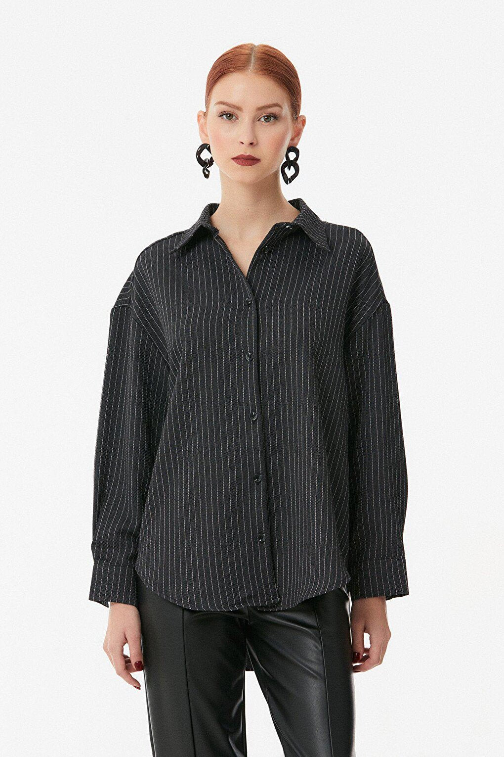 Striped Button Back Shirt