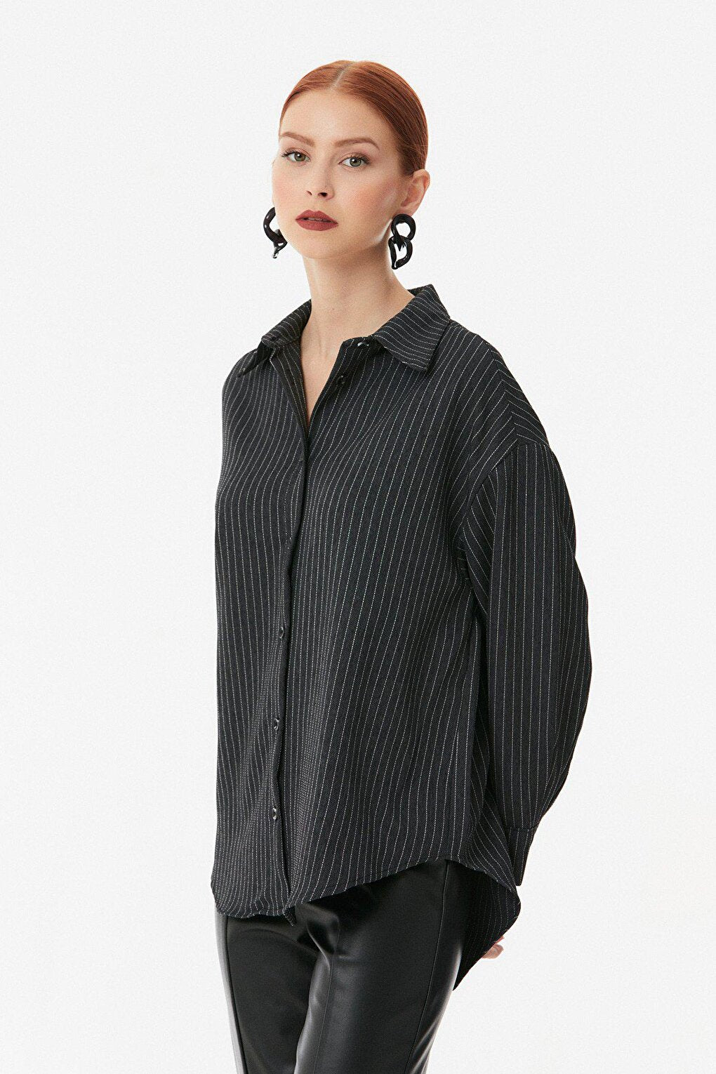 Striped Button Back Shirt