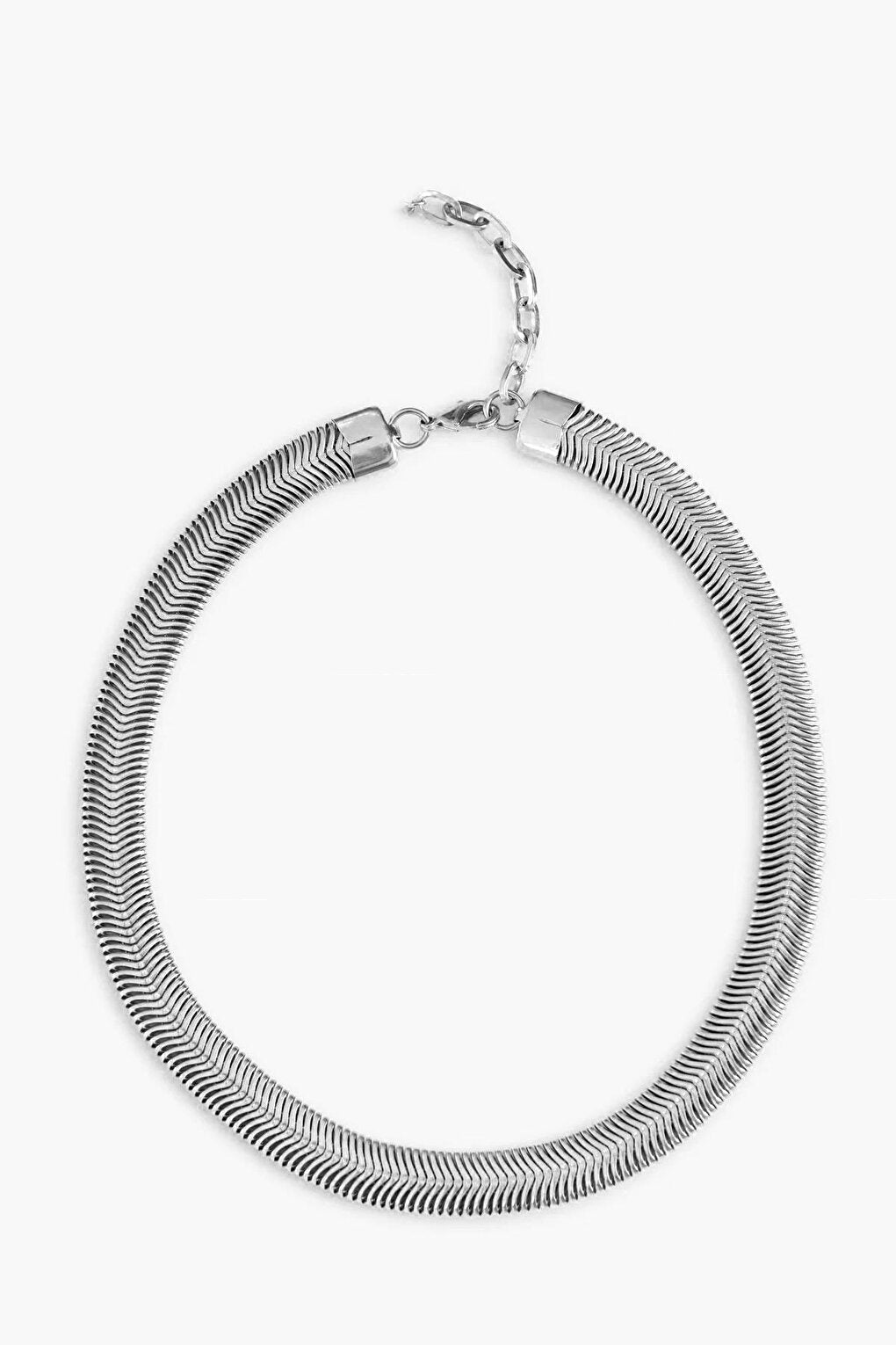 Stainless Steel Cobra Chain Necklace