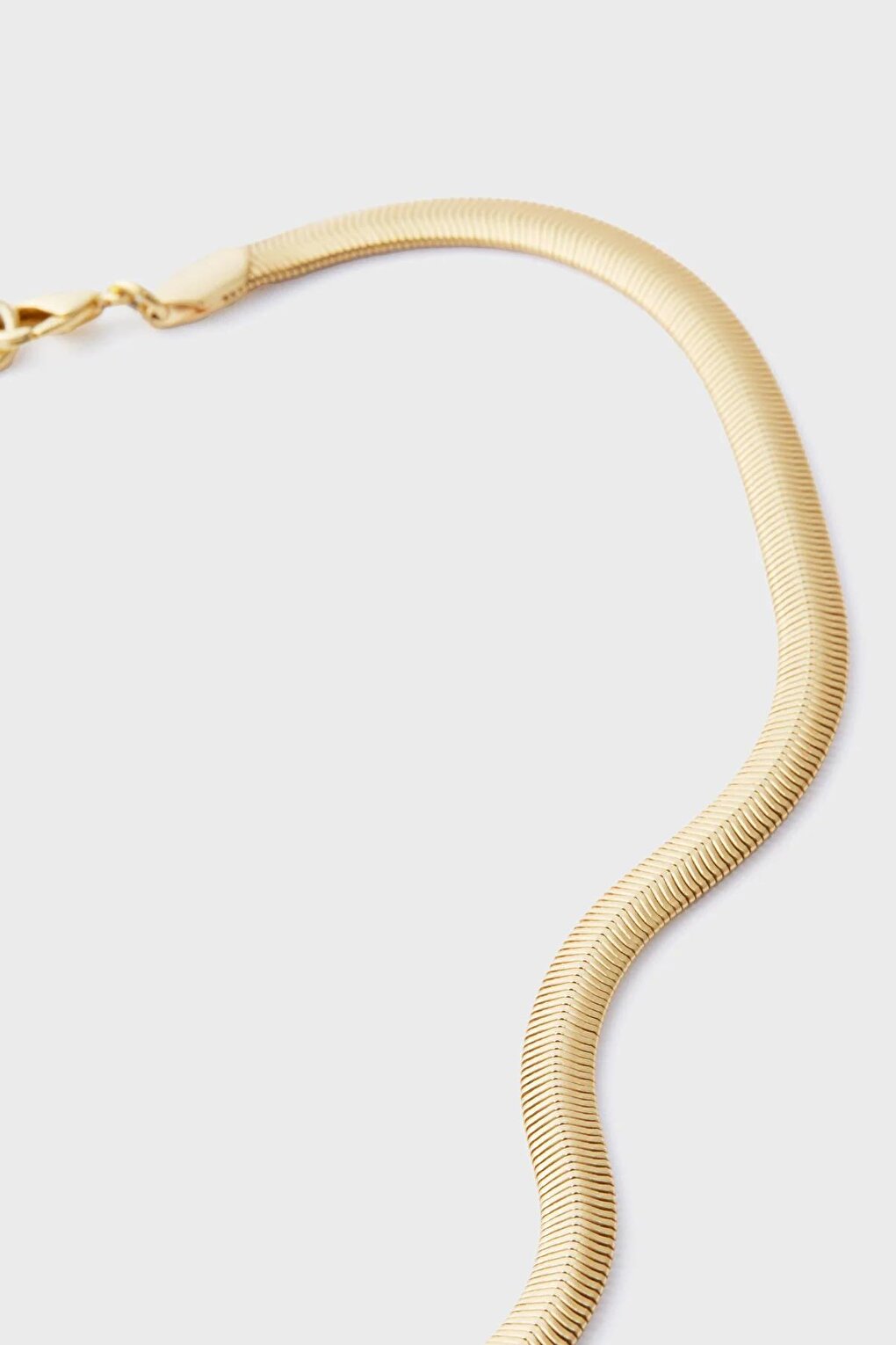 Stainless Steel Cobra Chain Necklace