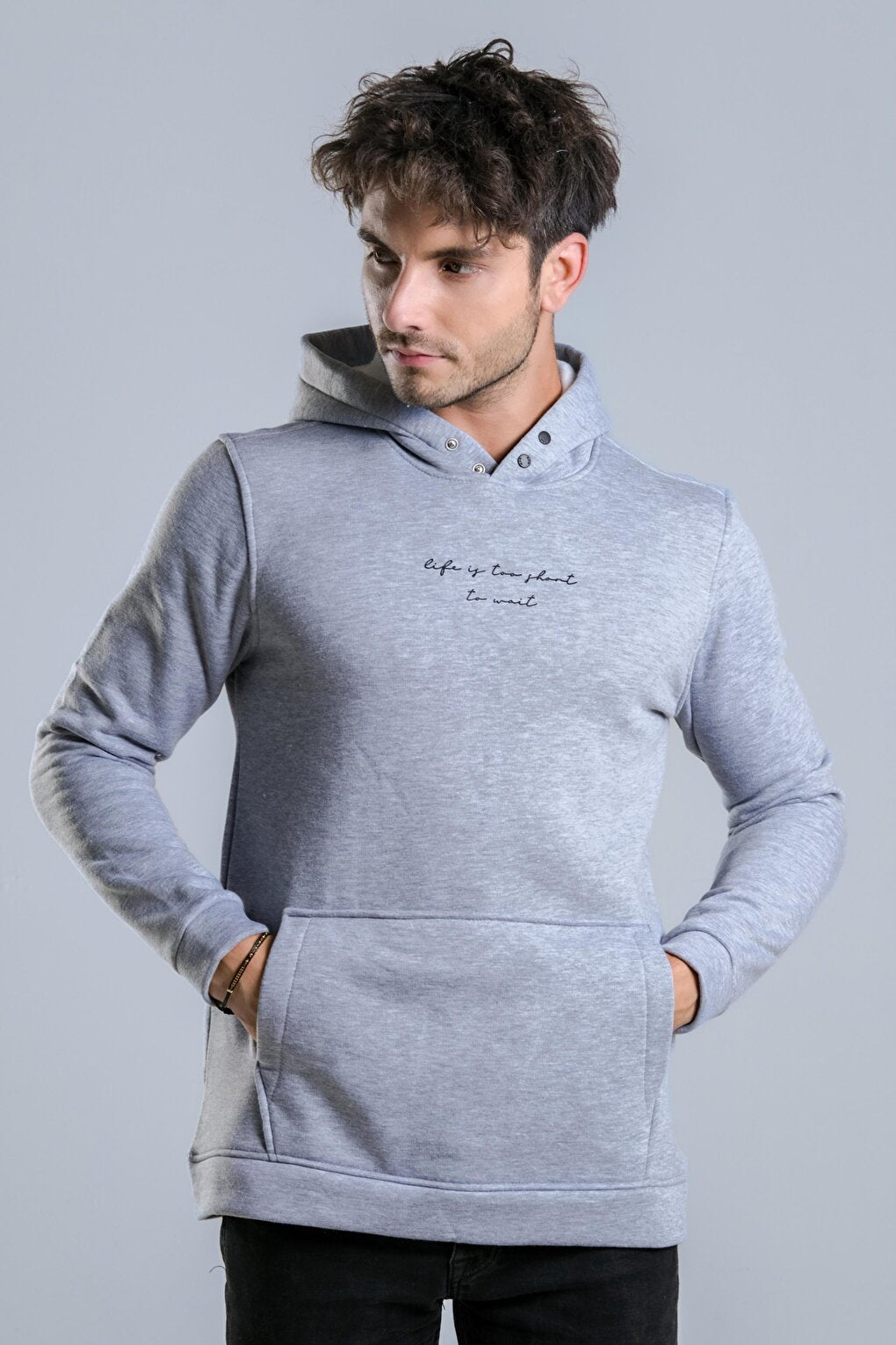 Printed Hooded 3 Thread Sweat MAR ÖK418