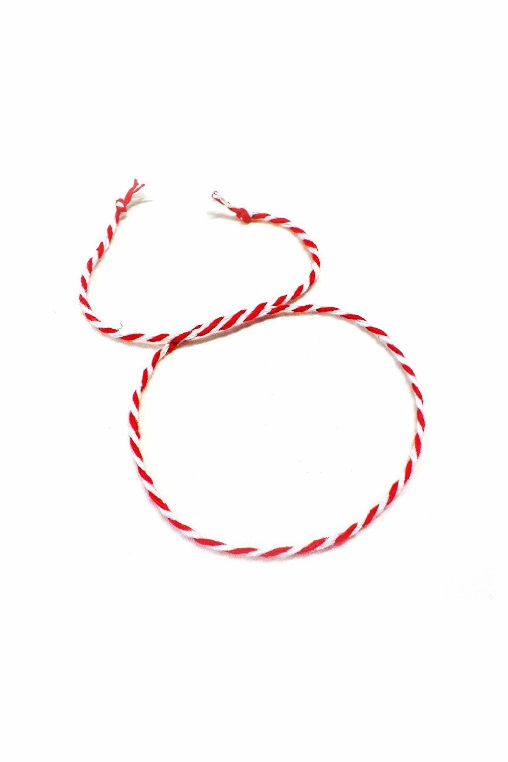 Baba Marta Marteniçka Red and White Thread 10 Pieces Without Card