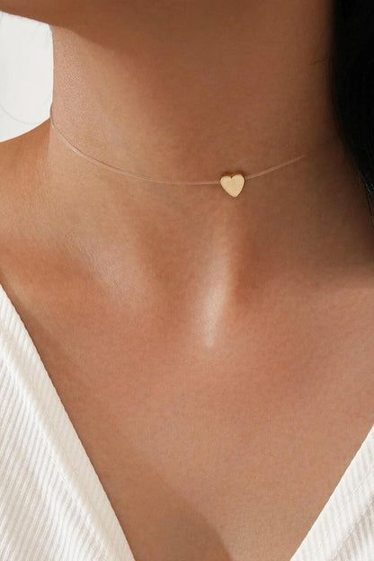 Ghost Heart Necklace