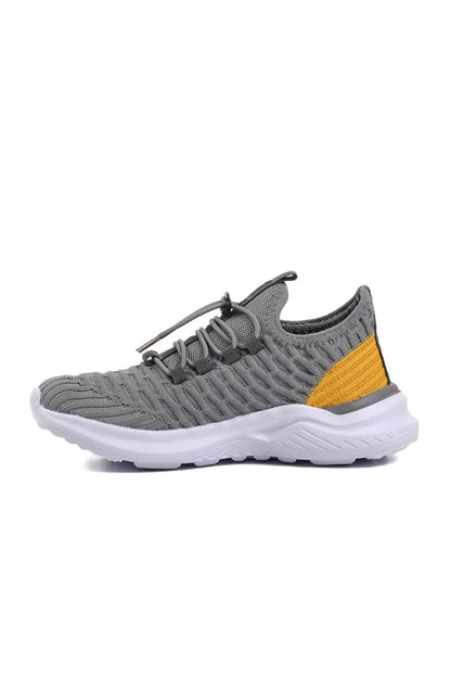 1419-F Smoked-Yellow Children's Sports Shoes