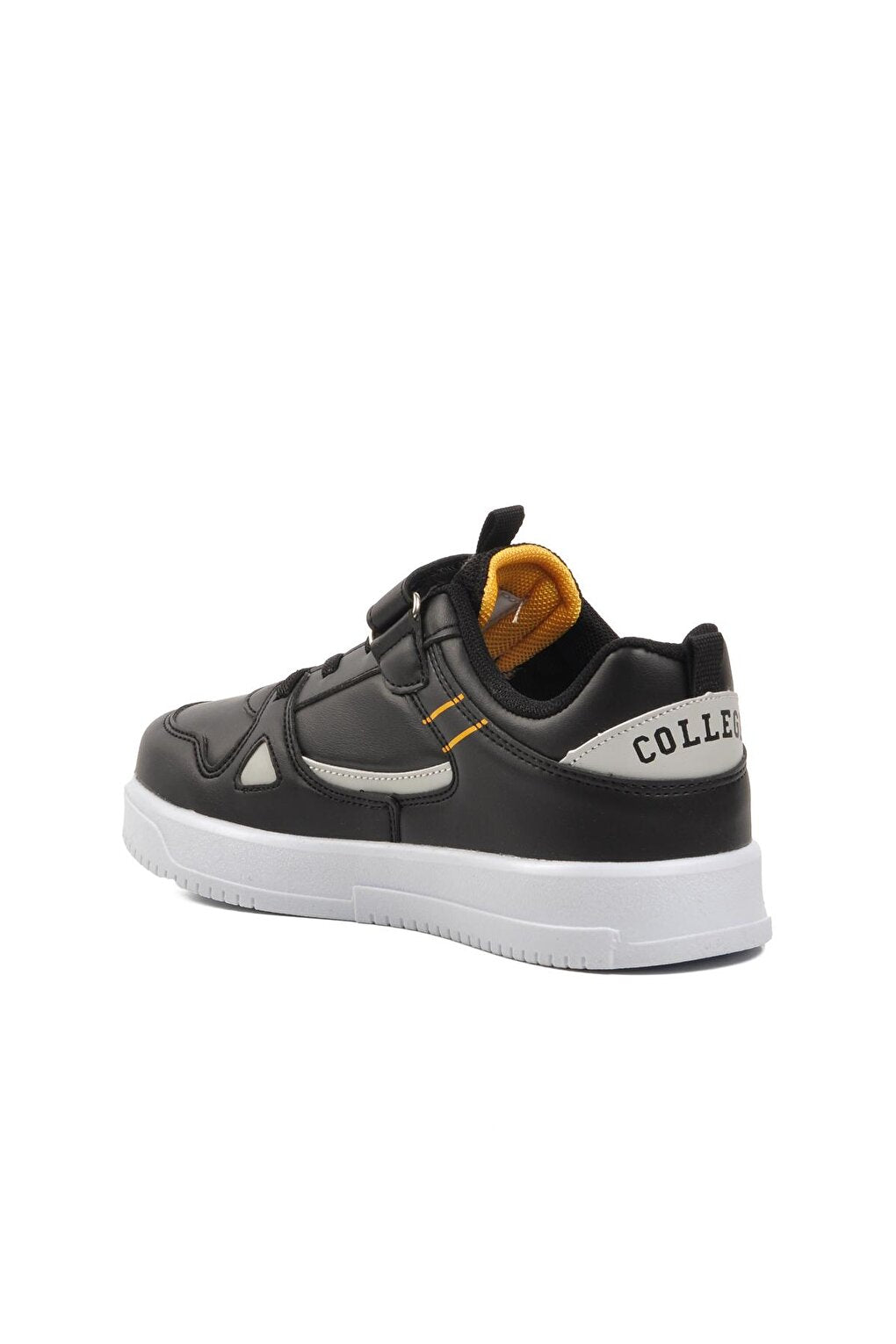 1564-F Black-Yellow Kids Sneaker