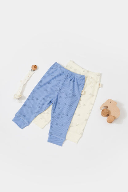 Organic Modal Elephant Printed 2-Piece Sweatpants Trousers