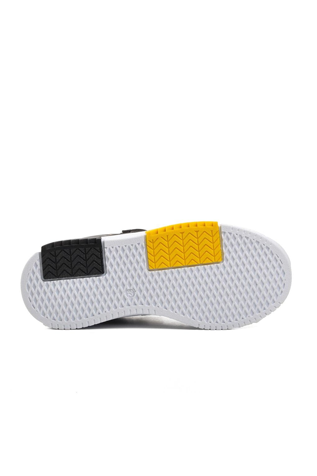 1564-F Black-Yellow Kids Sneaker