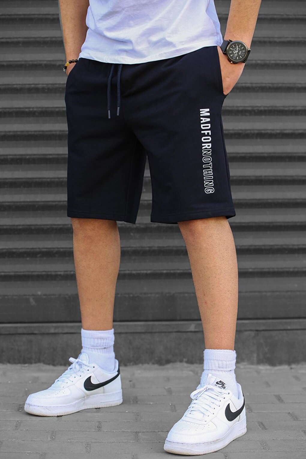 Navy Blue Capri Shorts 5403