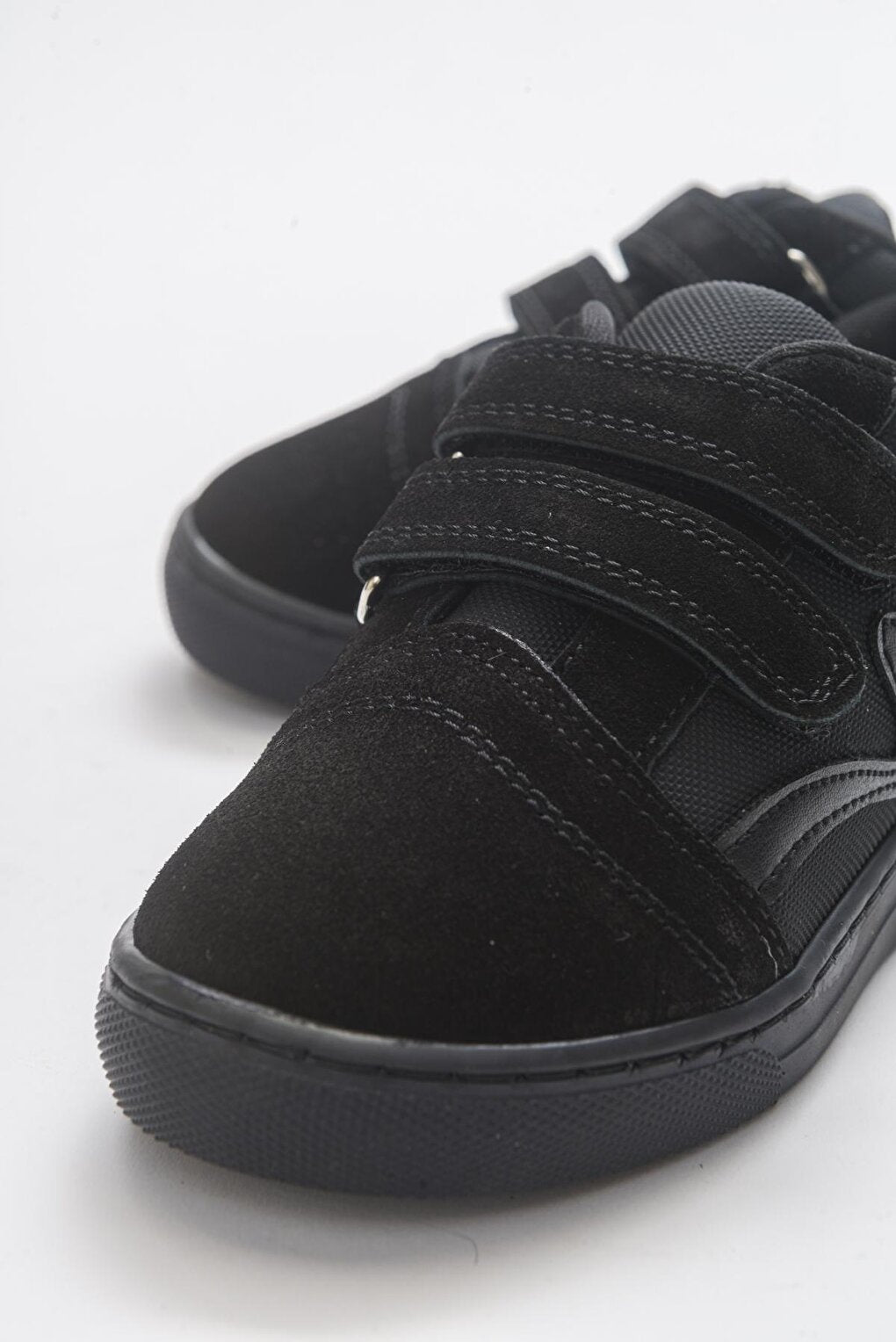 Boy's Black Genuine Leather Anatomical Casual Shoes