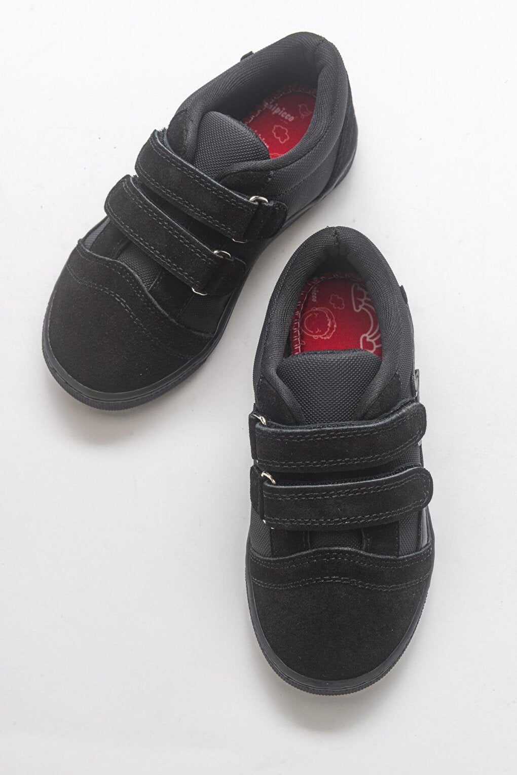 Boy's Black Genuine Leather Anatomical Casual Shoes