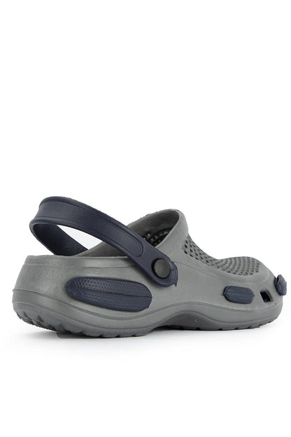 E092.M.000 Men's Slippers Gray / Navy Blue