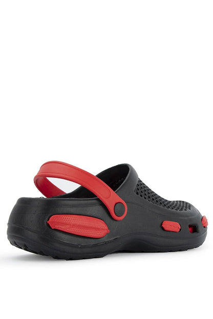 E092.M.000 Men's Slippers Black / Red