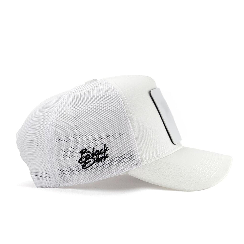 V1 Trucker Basketball - 1 Unisex White Hat (Cap) with Code Logo