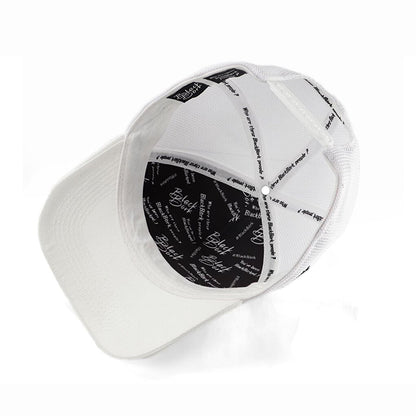 V1 Trucker Basketball - 1 Unisex White Hat (Cap) with Code Logo