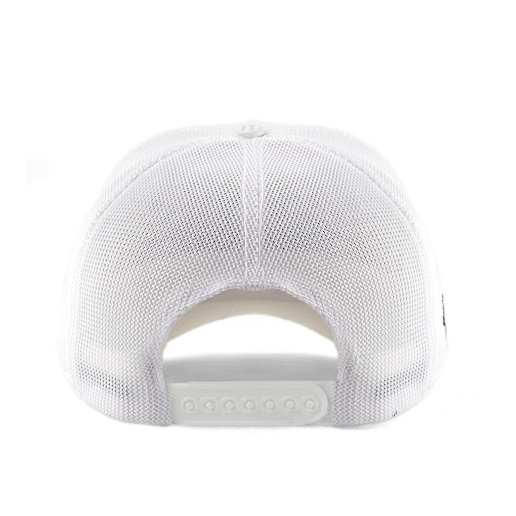 V1 Trucker Basketball - 1 Unisex White Hat (Cap) with Code Logo