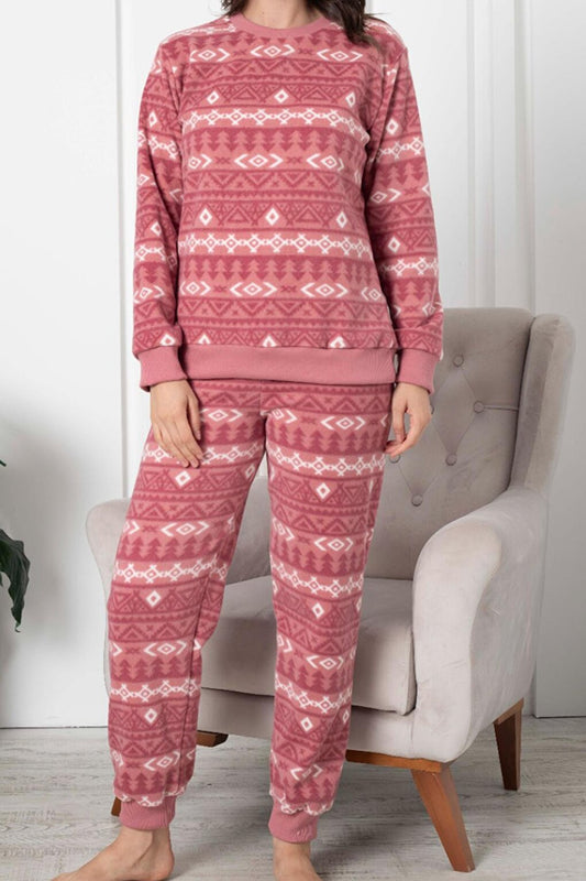 Women's Plush Pajama Set Welsoft