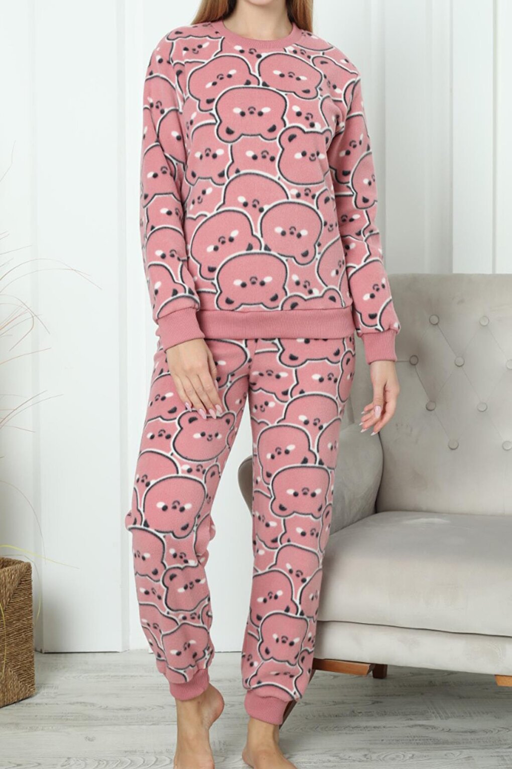 Women's Plush Pajama Set Welsoft