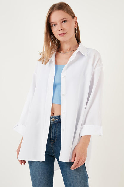 Cotton Oversize Woven Shirt 6234760