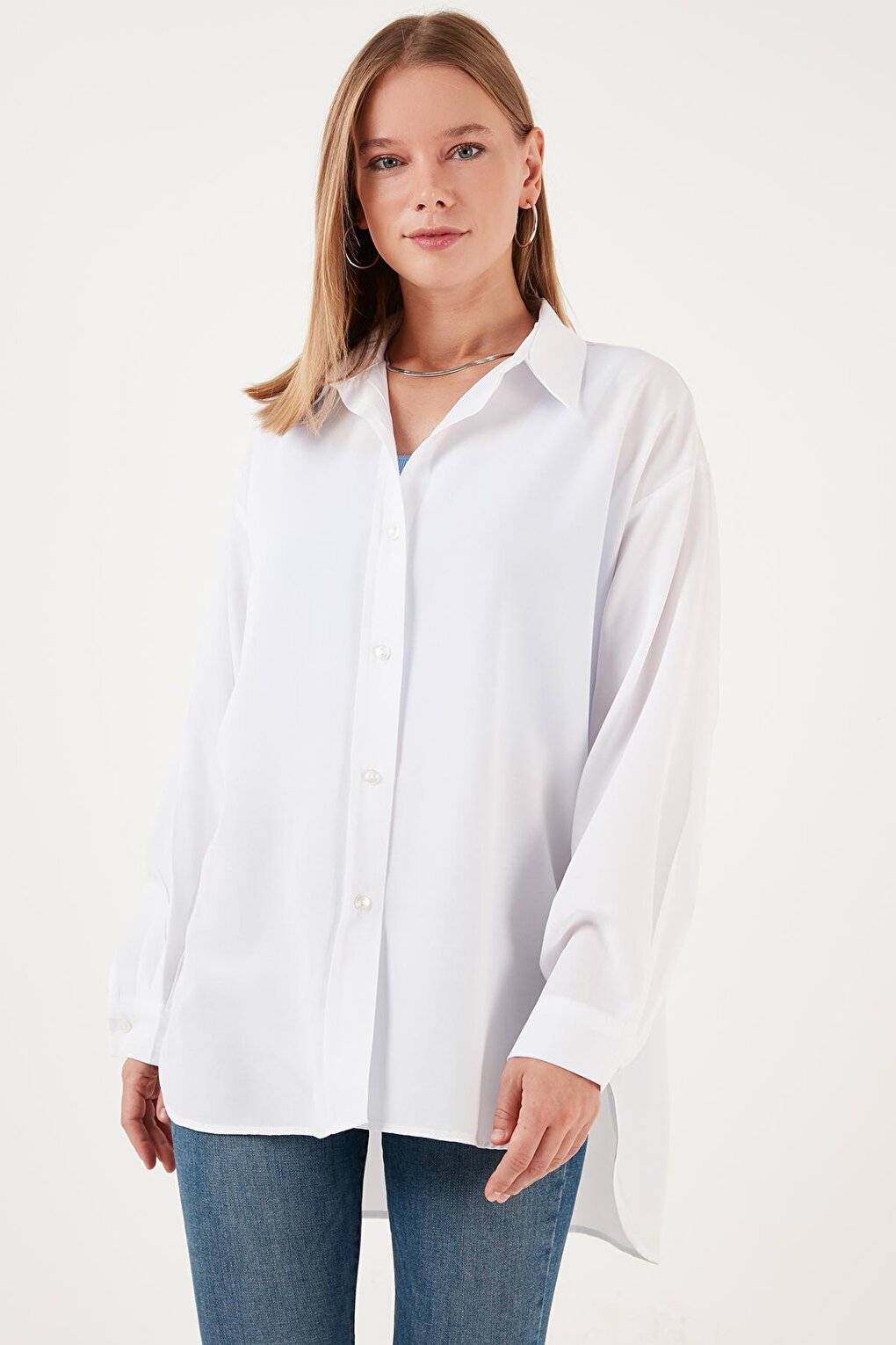 Cotton Oversize Woven Shirt 6234760