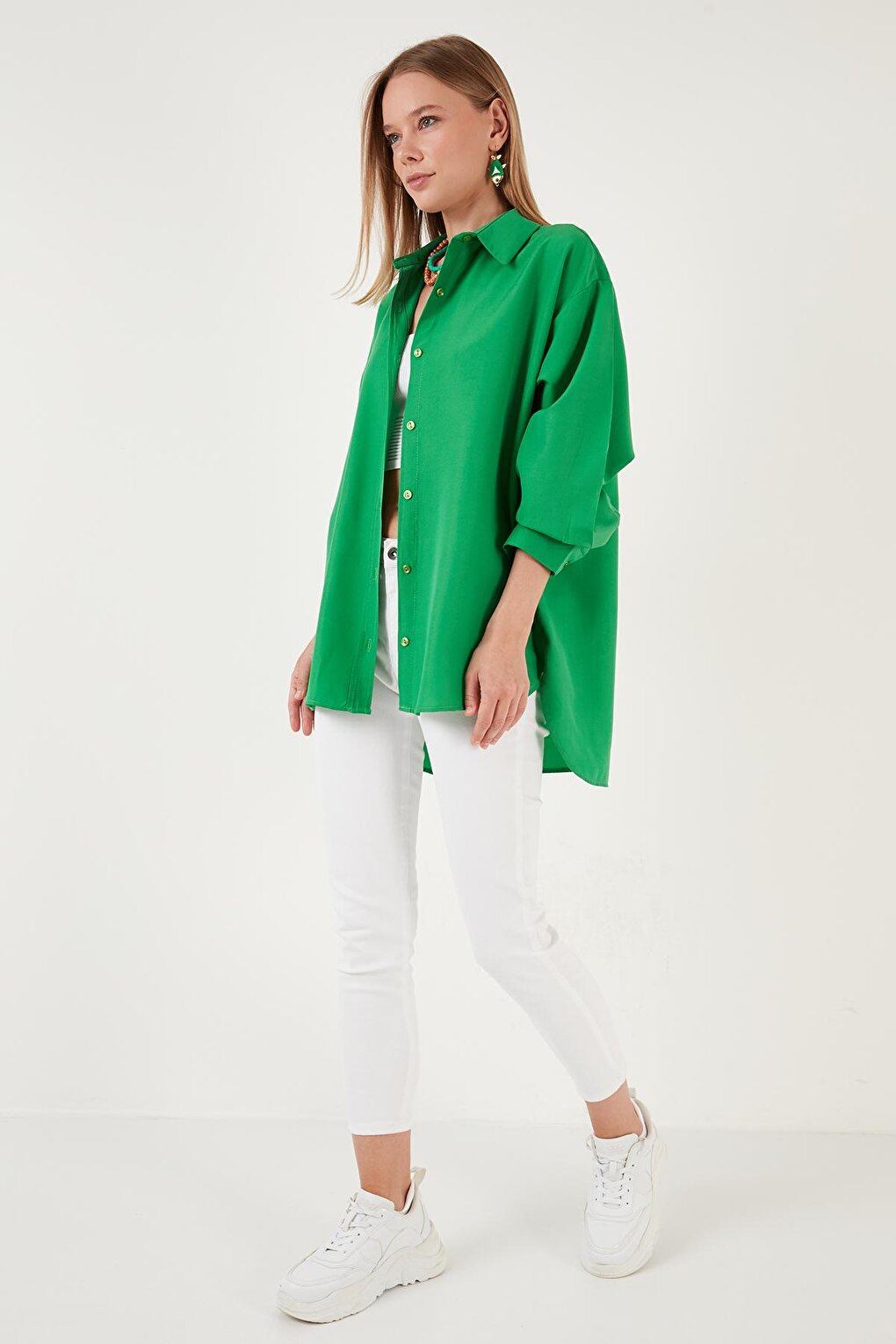 Cotton Oversize Woven Shirt 6234760