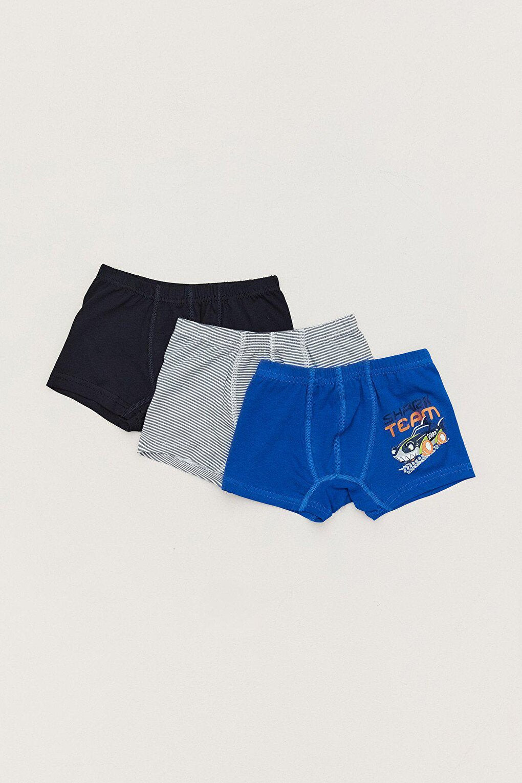 Printed Boy's 3-Piece Boxer