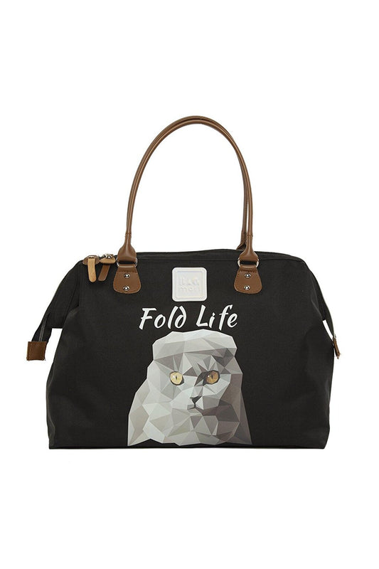 Scottish Fold Printed Shoulder Strap Bag