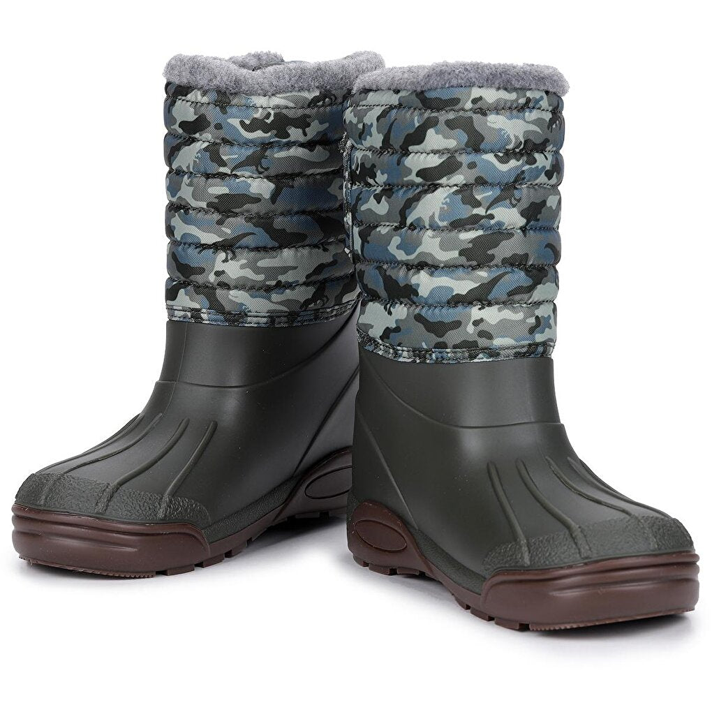 Topo Ski Camo Boy's Waterproof Rain Snow Boots W10210