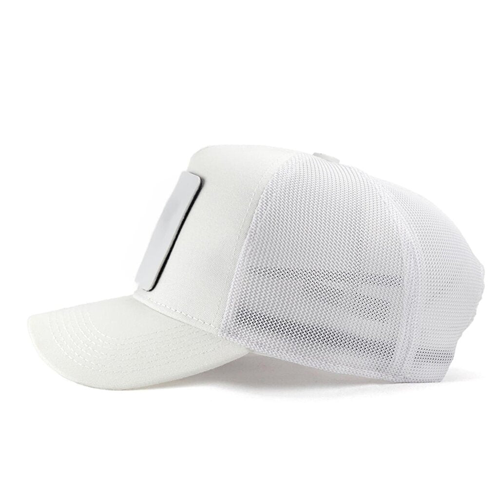 V1 Trucker Back To Future - 1 Unisex White Hat (Cap) with Code Logo