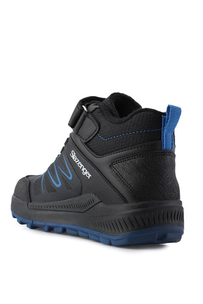 KENTON I Unisex Kids Boots Black / Saks Blue