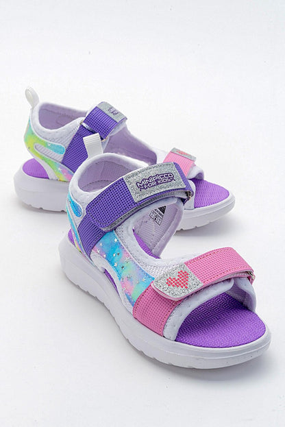 Girl's Multicolored Anatomical Lightweight Sports Sandals