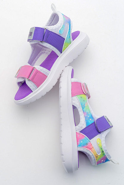 Girl's Multicolored Anatomical Lightweight Sports Sandals