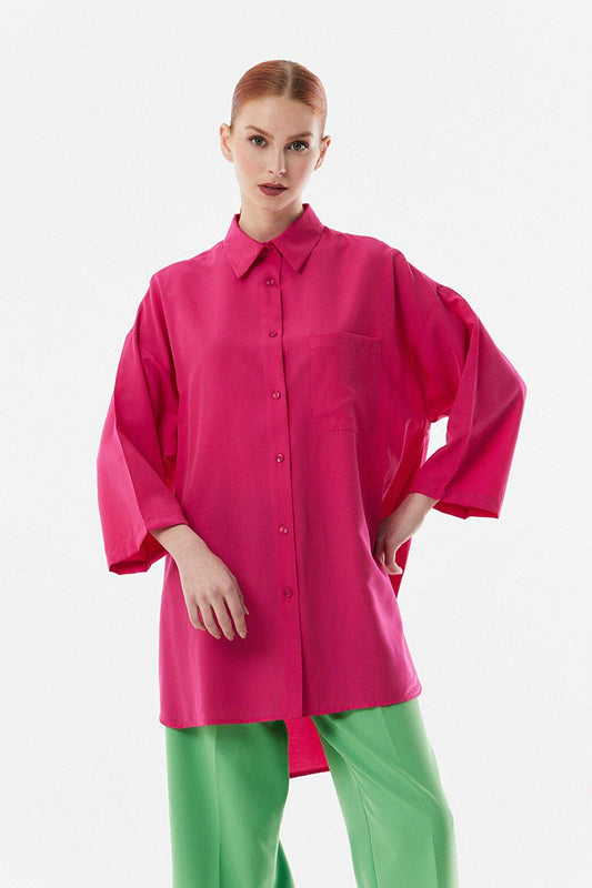 Single Pocket Oversize Shirt