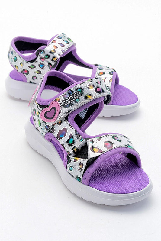 Girl's Lilac Anatomical Lightweight Sports Sandals