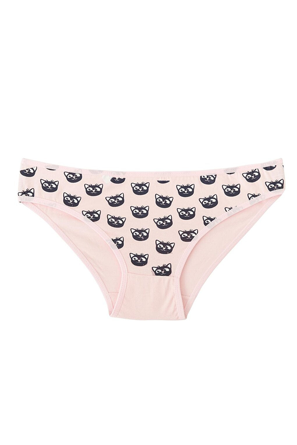 Women's Ecru MEOW 3-Piece Panties 208