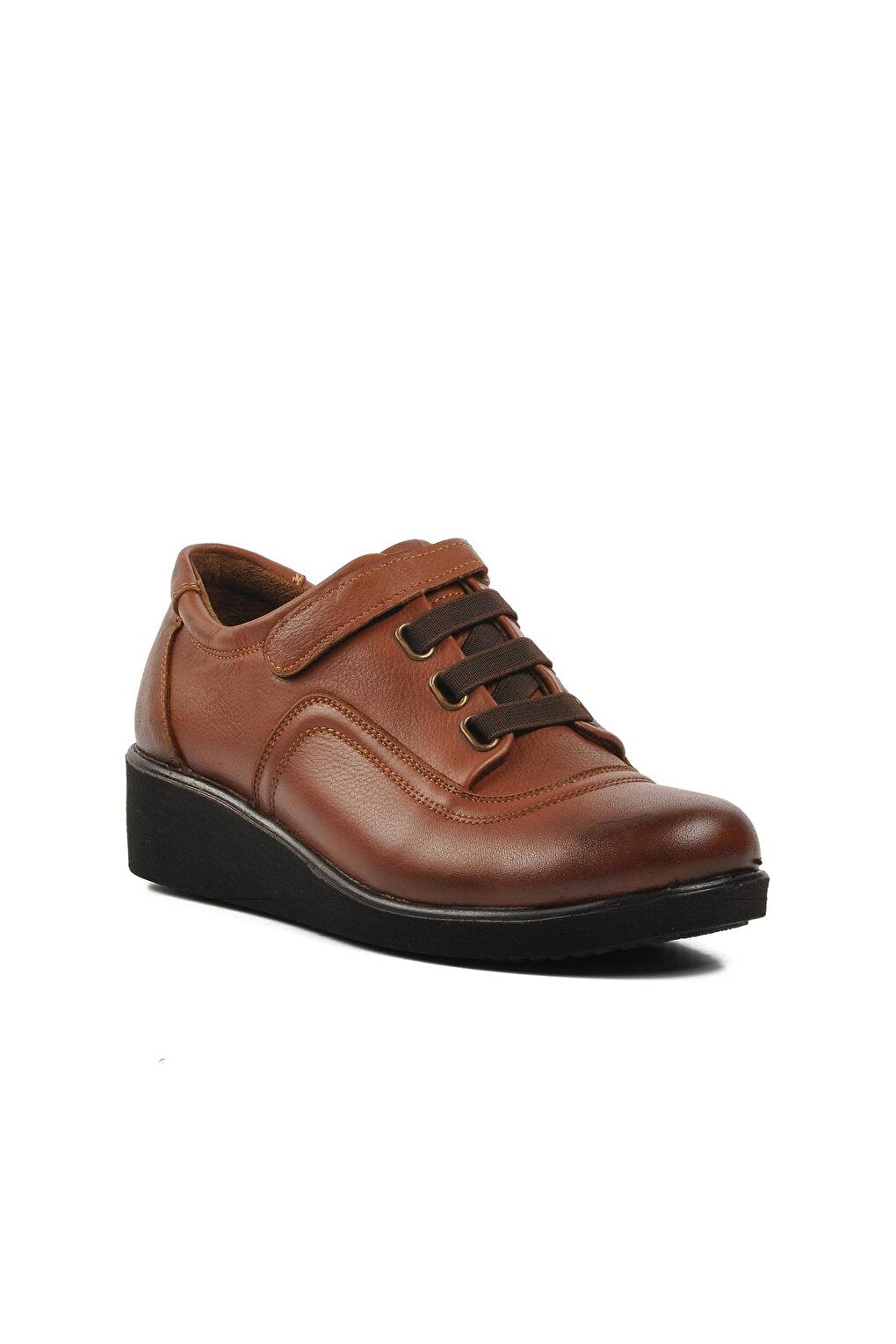 25827-1 Tan Genuine Leather Women's Classic Shoes