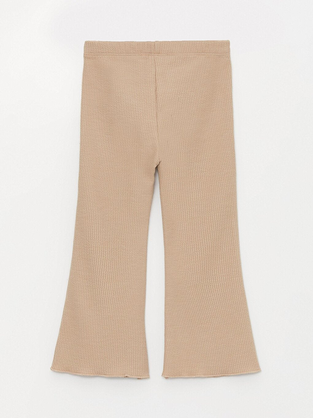 Girl's Wrapped Knitted Lycra Flare Trousers