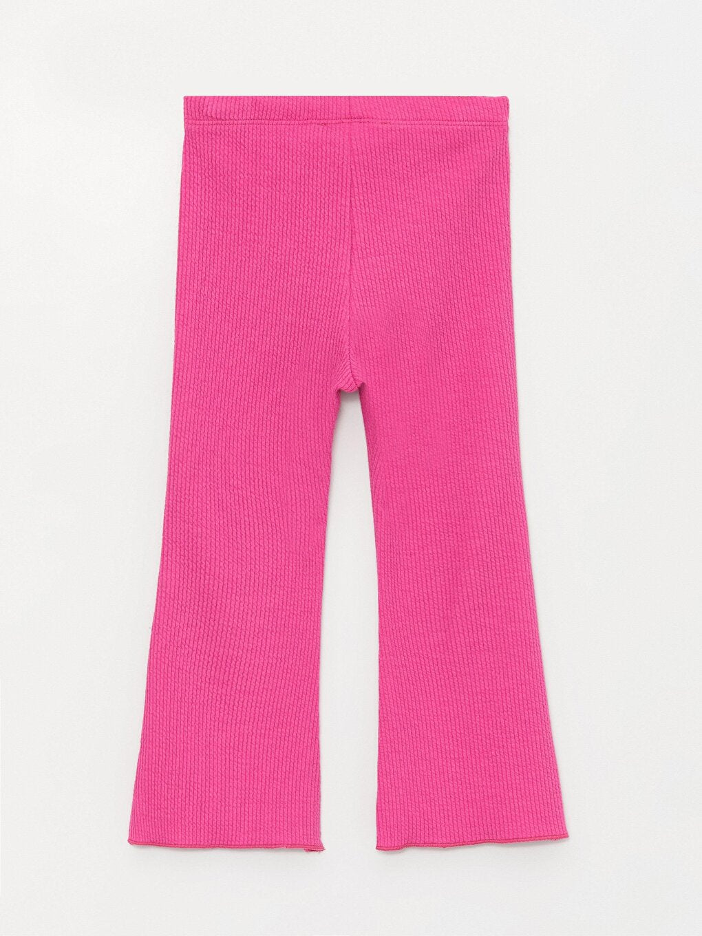 Girl's Wrapped Knitted Lycra Flare Trousers