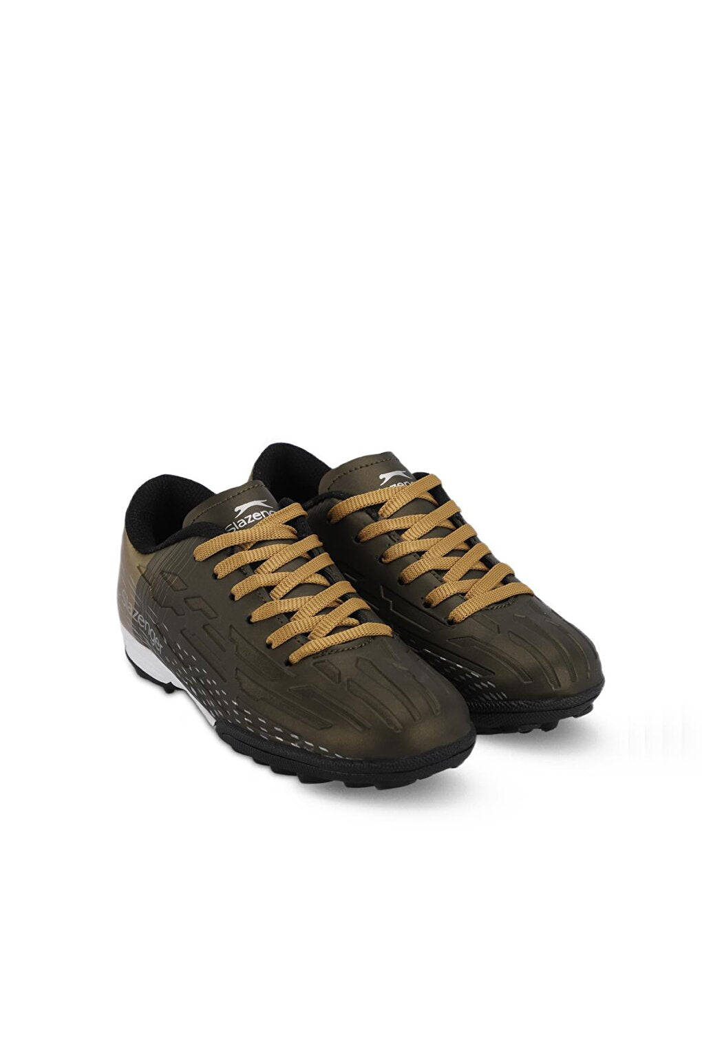 SCORE I HS Football Boys Astroturf Field Shoes Khaki / Gold