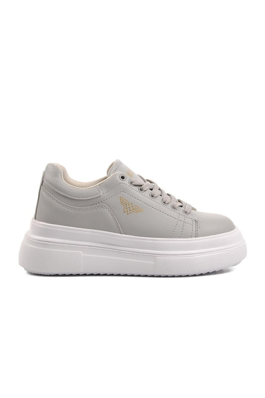 Dkc2305 Gray Women's Thick Sole Sneaker