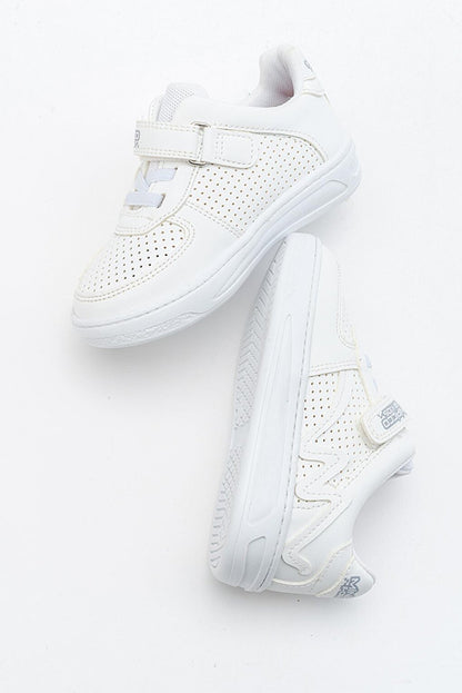 Boy's White Sneaker Shoes