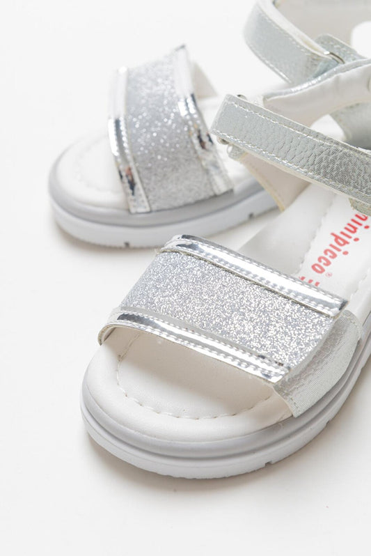 Girl's Silver healthy Supported Children's Sandals