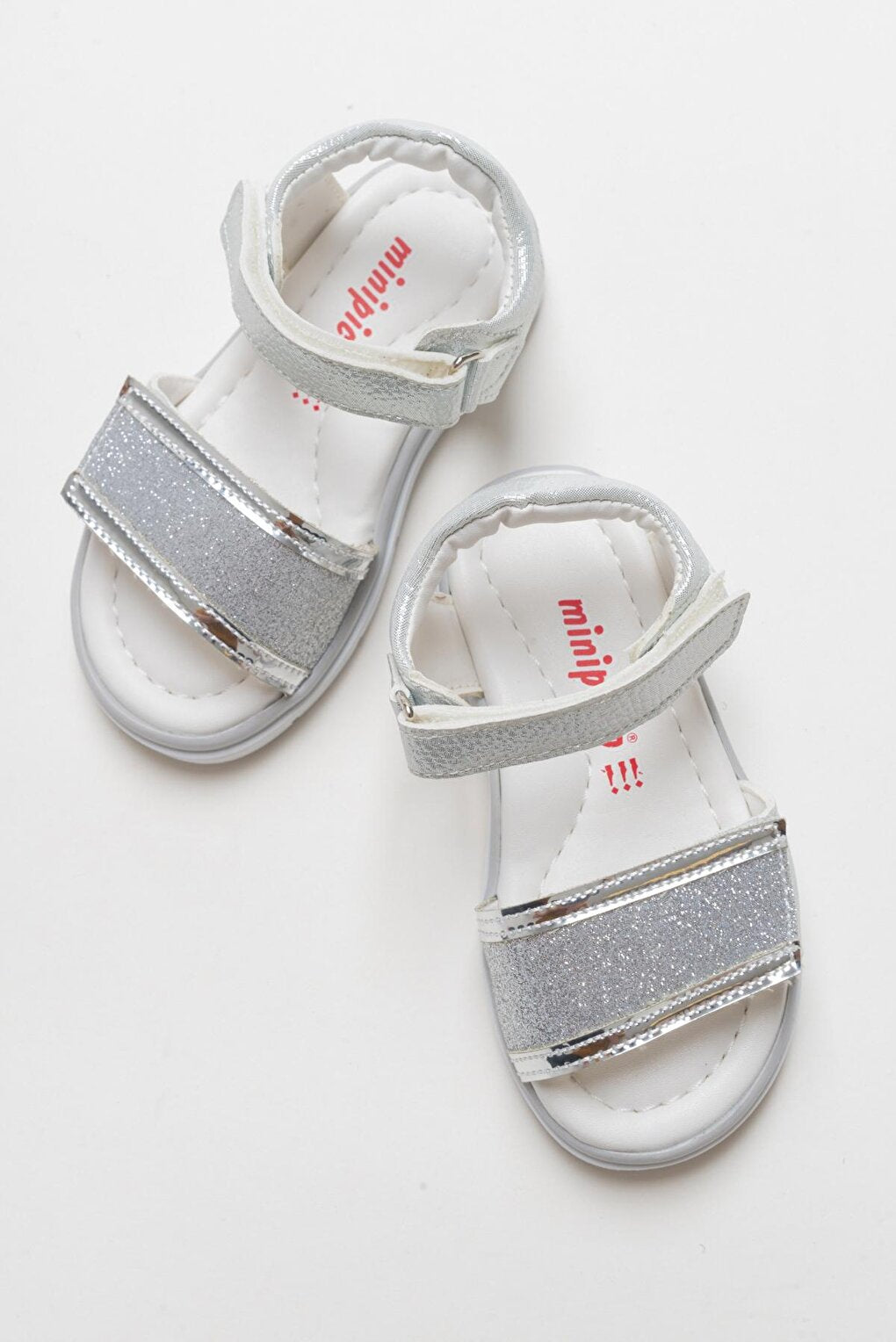 Girl's Silver healthy Supported Children's Sandals